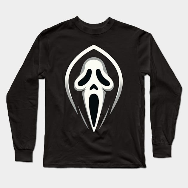 Scream Ghostface V2 Long Sleeve T-Shirt by pizowell